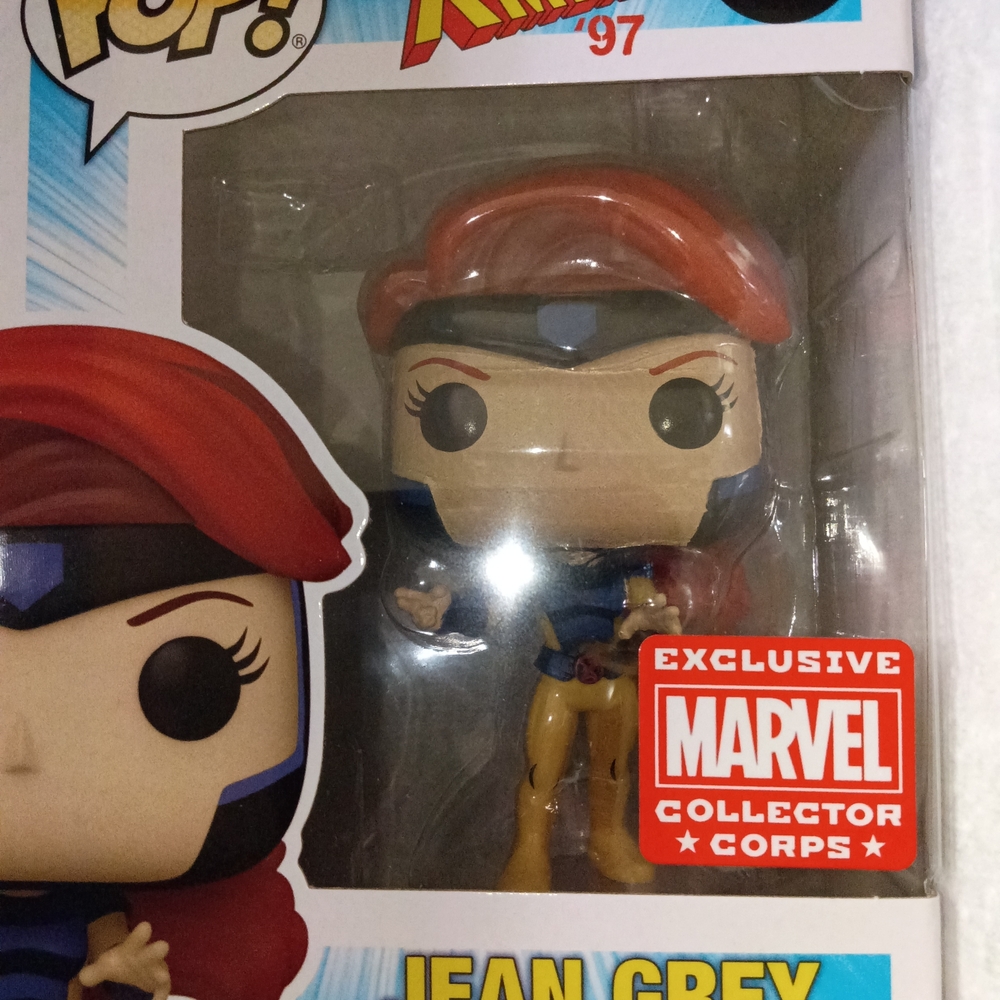 Funko Jean Grey Pop! Figure - Red Hair, Blue & Yellow Outfit